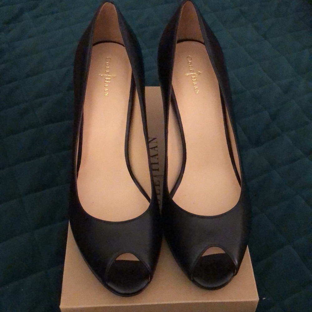 Cole Haan Nike Air Peep Toe Pumps